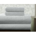 thumbnail image 1 of Pointehaven Heavy Weight Solid Flannel 100-Percent Cotton Sheet Set, Twin, Heather Gray, 1 of 8