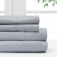 thumbnail image 1 of Pointehaven  Microfiber Printed and Solid Luxury sized Sheet Set Full - Grey, 1 of 5