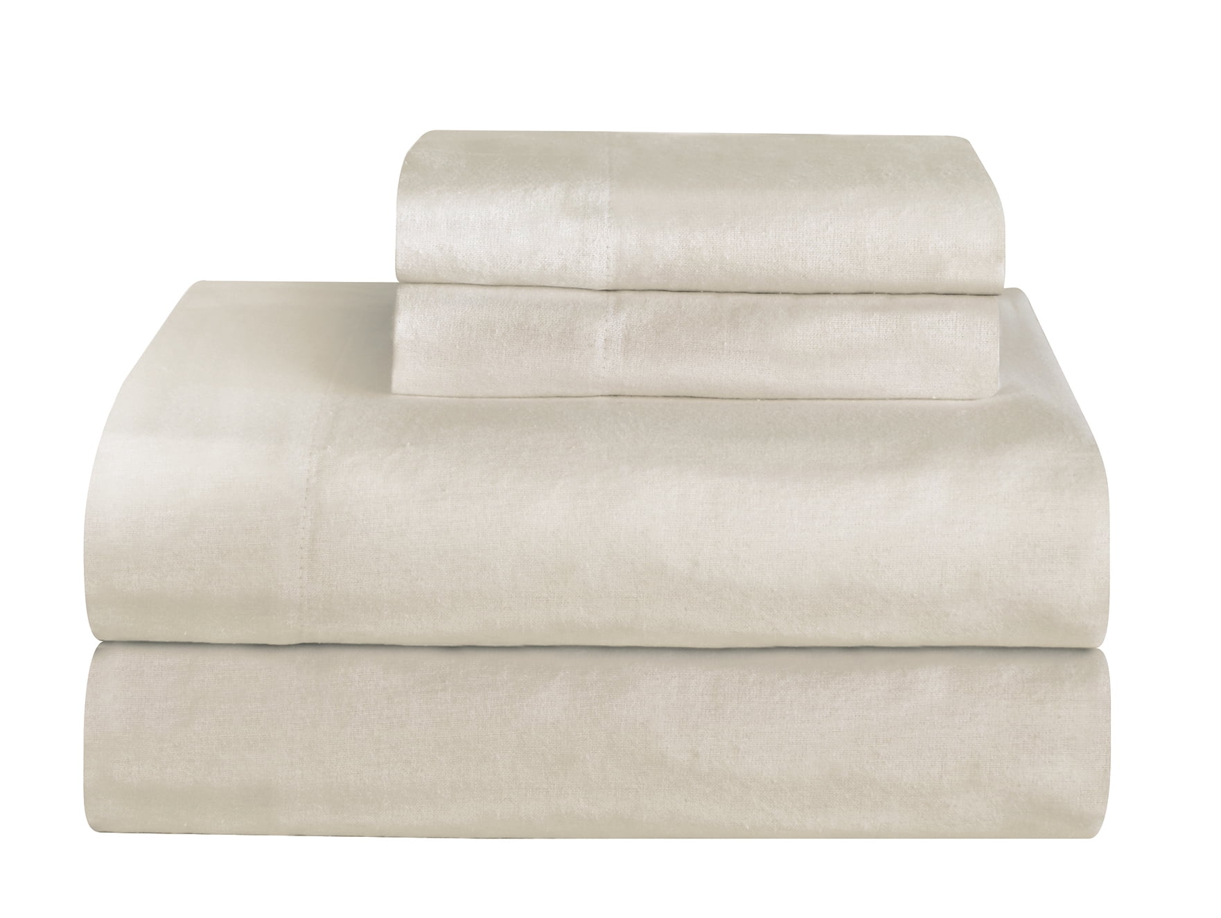 Celeste Home Ultra Soft Flannel Sheet Set with Pillowcase, Full, Cloud ...