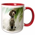 thumbnail image 1 of 3drose, Pointer, 15oz Two-tone Red Mug, 1 of 6