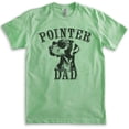 thumbnail image 1 of Pointer Dad T-shirt, Unisex Men's Shirt, German Shorthaired Pointer GSP Owner, Best Dog Dad Gift, Heather Apple Green, Medium, 1 of 6