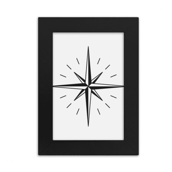 Pointer Direction Compass Desktop Photo Frame Picture Display Art Painting Exhibit