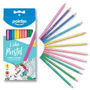 Pointer I Like Pastel Colored Pencils 12 Count