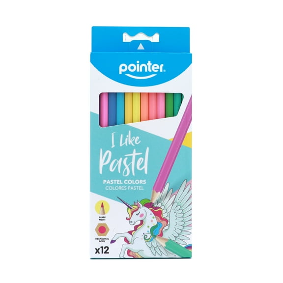 Pointer I Like Pastel Colored Pencils 12 Count