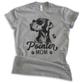 thumbnail image 1 of Pointer Mom T-shirt, Unisex Women's Shirt, German Shorthaired Pointer GSP Owner, Best Dog Mom Gift, Dark Heather Gray, X-Large, 1 of 6