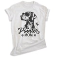 thumbnail image 1 of Pointer Mom T-shirt, Unisex Women's Shirt, German Shorthaired Pointer GSP Owner, Best Dog Mom Gift, Heather Ash, X-Large, 1 of 6