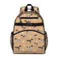 thumbnail image 1 of Pointer and Paw Dog Print Cute School Backpack Bag for School with Padded Back and Adjustable Shoulder Straps 15.25"x11.5"x5.25", 1 of 4