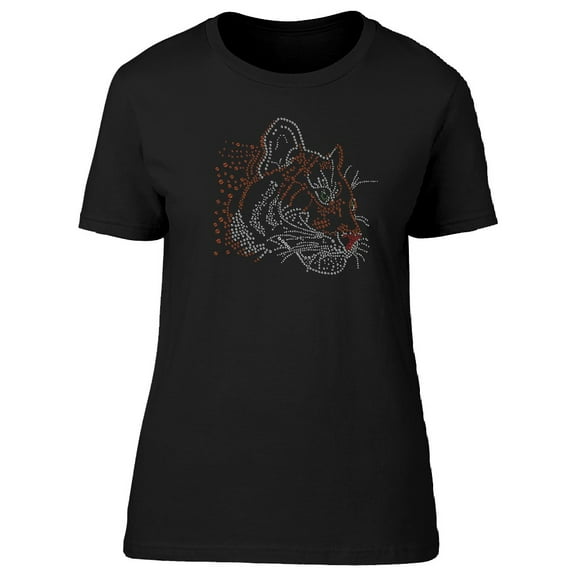 Pointilist Tiger Animal T-Shirt Men -Image by Shutterstock, Male Large