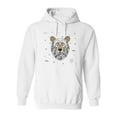 thumbnail image 1 of Pointillism Bear Head Hoodie Men -Image by Shutterstock, Male Medium, 1 of 4