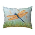 thumbnail image 1 of Pointillist Dragonfly Small Noncorded Pillow - 11 x 14 in., 1 of 1