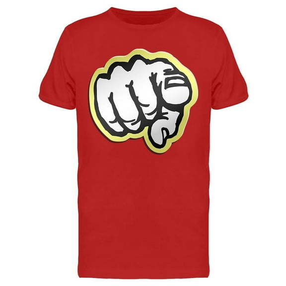 Pointing Finger T-Shirt Men -Image by Shutterstock, Male Medium