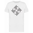thumbnail image 1 of Pointing Lines Design Tee Men's -Image by Shutterstock, 1 of 2