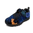 thumbnail image 1 of Pointodoor Bat Sneakers for Boys Size 1.5 Knitted Mesh Sports Shoes with Blue Cobweb Print Kids Halloween Jogging Athletic Walking Shoes Lightweight with Adjustable Strap, 1 of 7