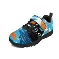 thumbnail image 1 of Pointodoor Boys Girls Art Cat Paint Shoes Lightweight Kids' Sneakers Knitted Mesh Sports Shoes Breathable Hook and Loop Running Fashion Athletic Casual Sneakers, 1 of 7