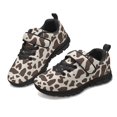 thumbnail image 1 of Pointodoor Brown Cow Shoes for Girls Kids Cute Single Buckle Sneakers Breathable Mesh Lightweight Running Tennis Walking Shoes with Hook and Loop, 1 of 7