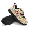 thumbnail image 1 of Pointodoor Capybara Bee Floral Shoes for Kids Size 13 Casual Knitted Mesh Slip on Sneakers Anti-Slip Breathable Lightweight Athletic Running Shoes with Single Buckle, 1 of 7