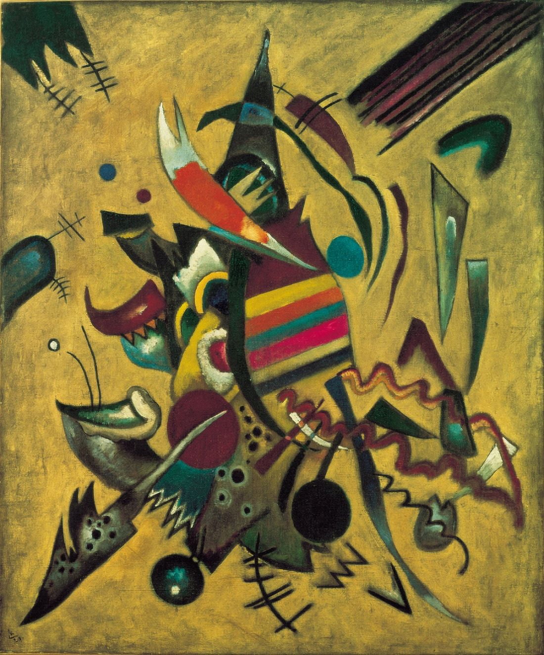 Points Canvas Art - Wassily Kandinsky (24 x 36)