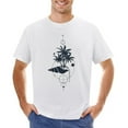 thumbnail image 1 of Pointy Shell Men’s Graphic T-shirt Vintage Short Sleeve Sport Tee White 4XL, 1 of 2