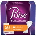 thumbnail image 1 of Poise Daily Incontinence Microliners for Women, Long, 50 Ct - 2 Pack, 1 of 4