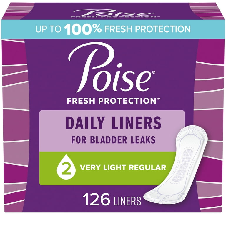 https://i5.walmartimages.com/seo/Poise-Daily-Incontinence-Panty-Liners-2-Drop-Very-Light-Absorbency-Regular-126Ct_7bb60792-47a2-46ee-8d8d-c5799485e974.9ff7fcd2f1fe1c7e06256a9150ef215d.jpeg?odnHeight=768&odnWidth=768&odnBg=FFFFFF