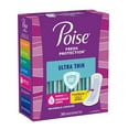 thumbnail image 1 of Poise Fresh Protection Ultra Thin Female Incontinent Pad Long Length 14.1 Inch Length 54352, 54, 72 Ct, 1 of 7