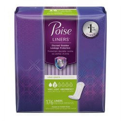 Poise Incontinence Liner , Case of 176