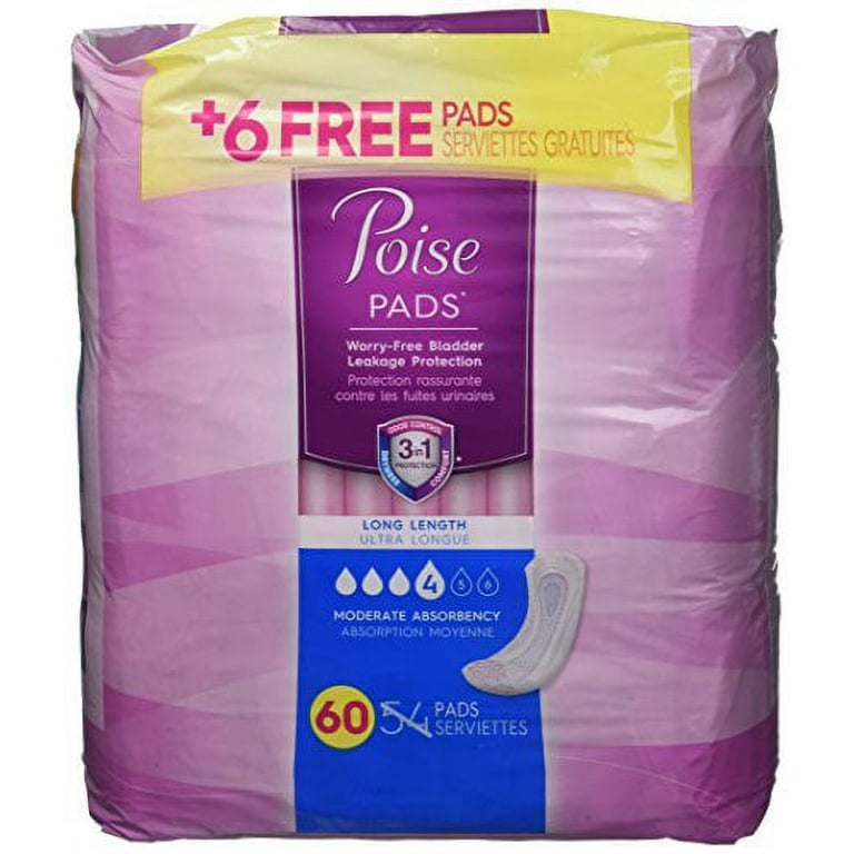 Poise Pads Maximum Absorbency 48/Pack — Mountainside Medical Equipment