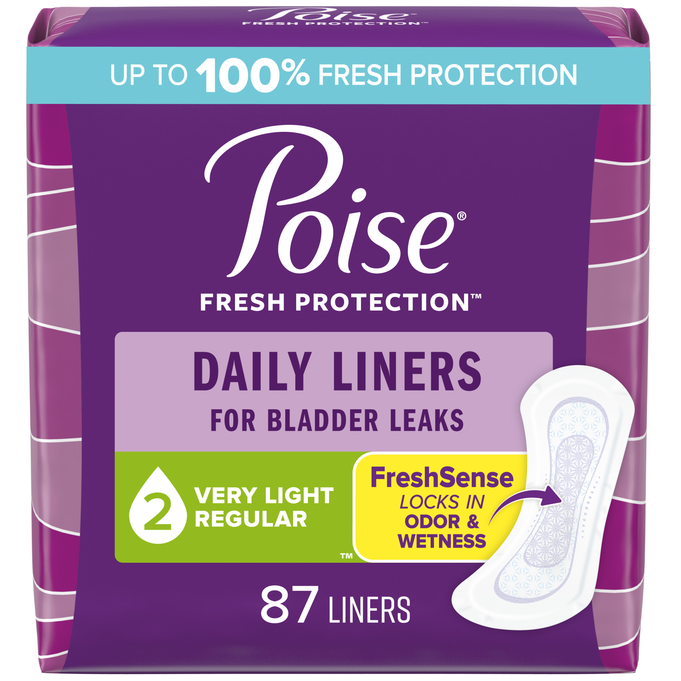 Equate Liners, Regular, Unscented (129 Count)