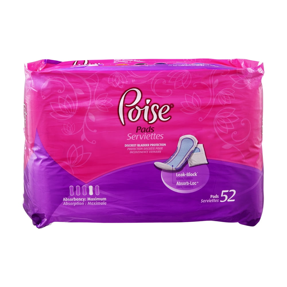 Poise Bladder Protection Pads, Ultra, 52 Count