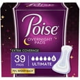 thumbnail image 1 of Poise Overnight Women's Ultimate - Extra Coverage Postpartum Incontinence Pads, 39 Count, 1 of 8