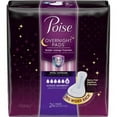 thumbnail image 1 of Poise Overnight Pads, Heavy Absorbency, One Size Fits Most (15.9 Inch Length), 24 Count, 1 of 1