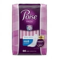 thumbnail image 1 of Poise Pads Regular, Moderate Absorbency, One Size Fits Most (10.47 Inch Length), 66 Count, 1 of 5