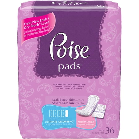 Poise Ultimate Pads, 36 ct pack