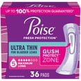 thumbnail interactive-video image 1 of Poise Ultra Thin Incontinence Pads, 5 Drop Maximum Absorbency, Long Length, 36 Count, 1 of 12