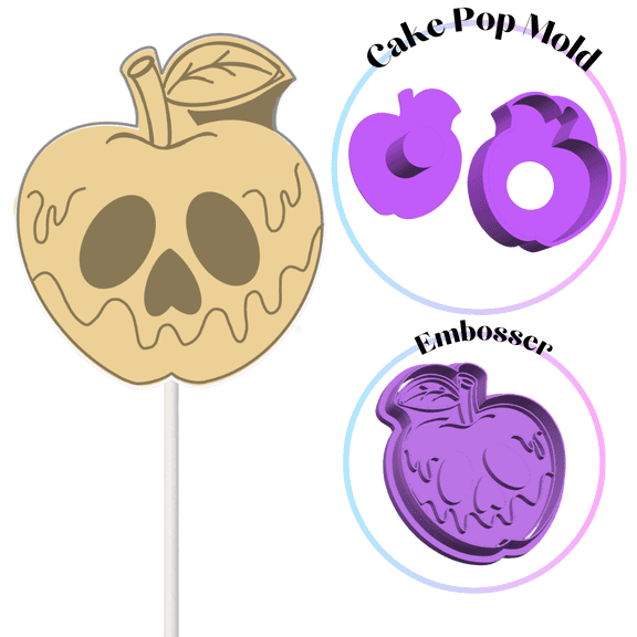 Poison Apple Cake Pop Mold & Embosser