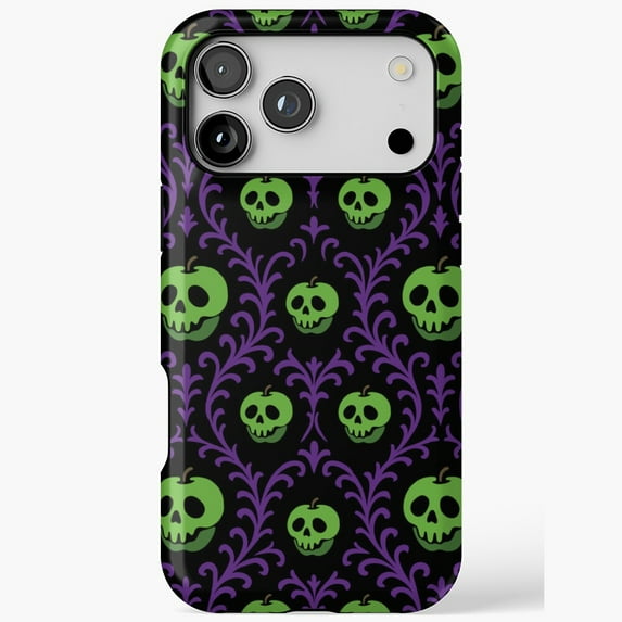 Poison Apple Dark Tale iPhone Case 17 16 15 14 13 12 11 Pro Max Halloween Cover