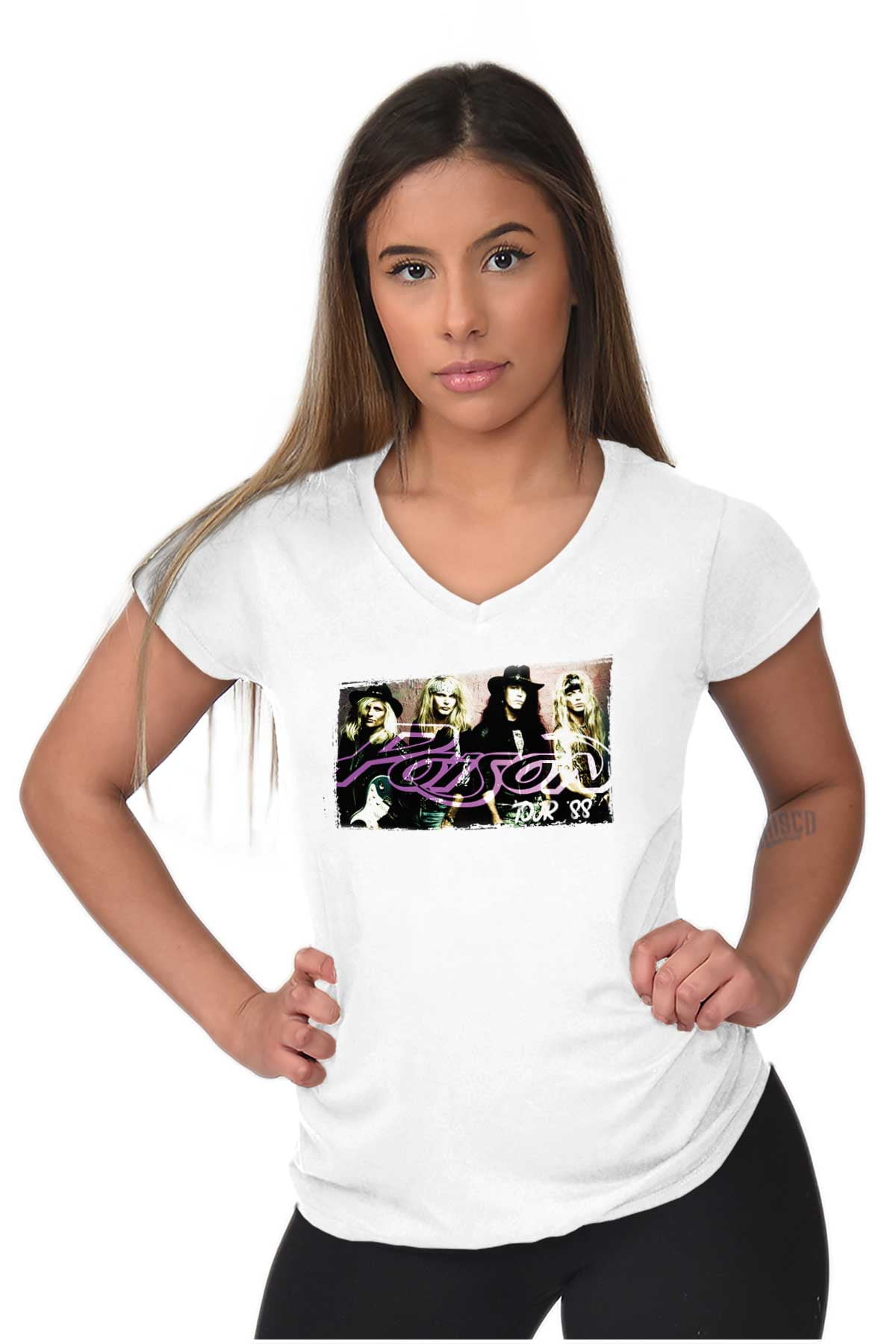 branded v neck t shirt