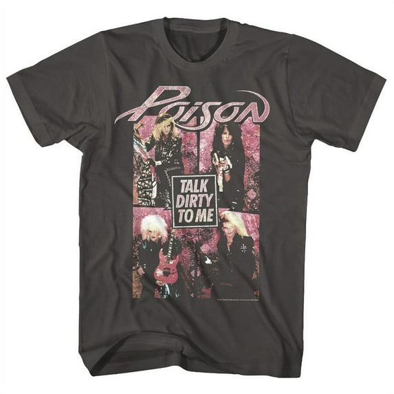 Poison Dirty To Me Smoke Adult T-Shirt