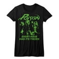 thumbnail image 1 of Poison Every Rose Has Its Thorn Black Women's T-Shirt, 1 of 2