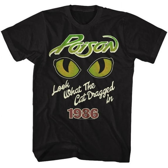 Poison Eyes Black Adult T-Shirt 4Xl
