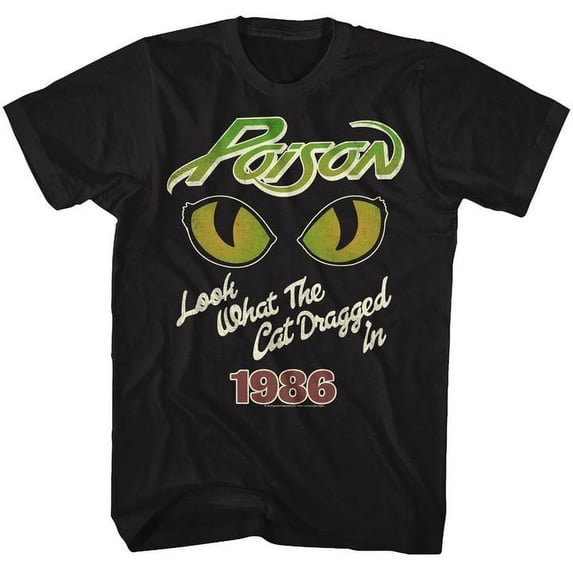Poison Eyes Black Adult T-Shirt 5Xl