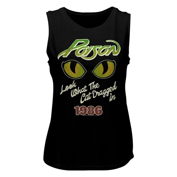 Poison Eyes Black Women's Muscle Tank Top