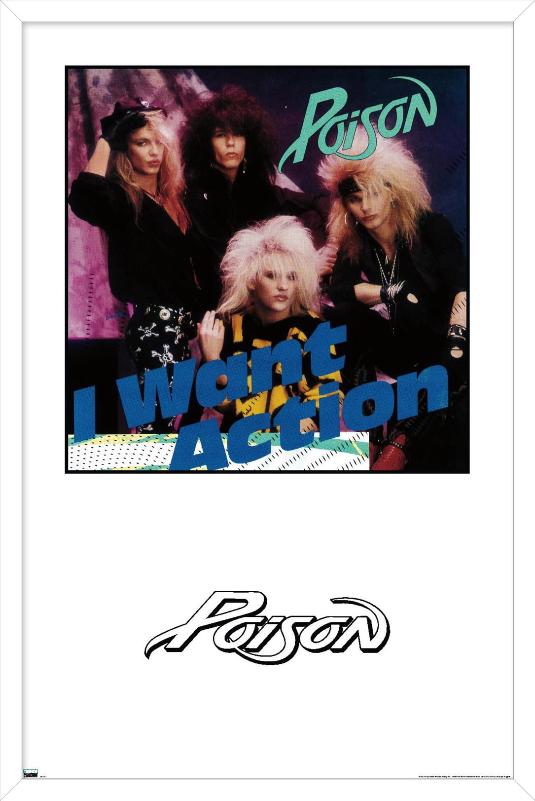 Poison - I Want Action Album Series Wall Poster, 14.725