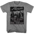 thumbnail image 1 of Poison Look What Tour Graphite Heather Adult T-Shirt 4Xl, 1 of 2
