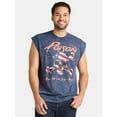 thumbnail image 1 of Poison Men's and Big Men's Front Back Graphic Muscle Band Tee, Sizes XS-3XL, 1 of 5
