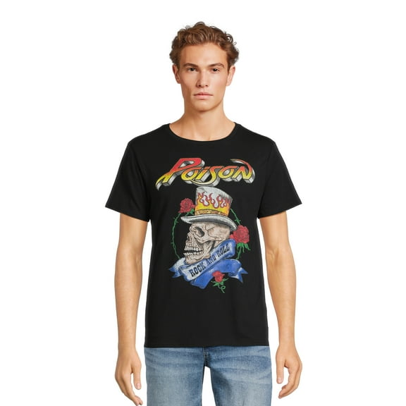Poison Men's & Big Men's Graphic Tee Shirt, Sizes S-3XL