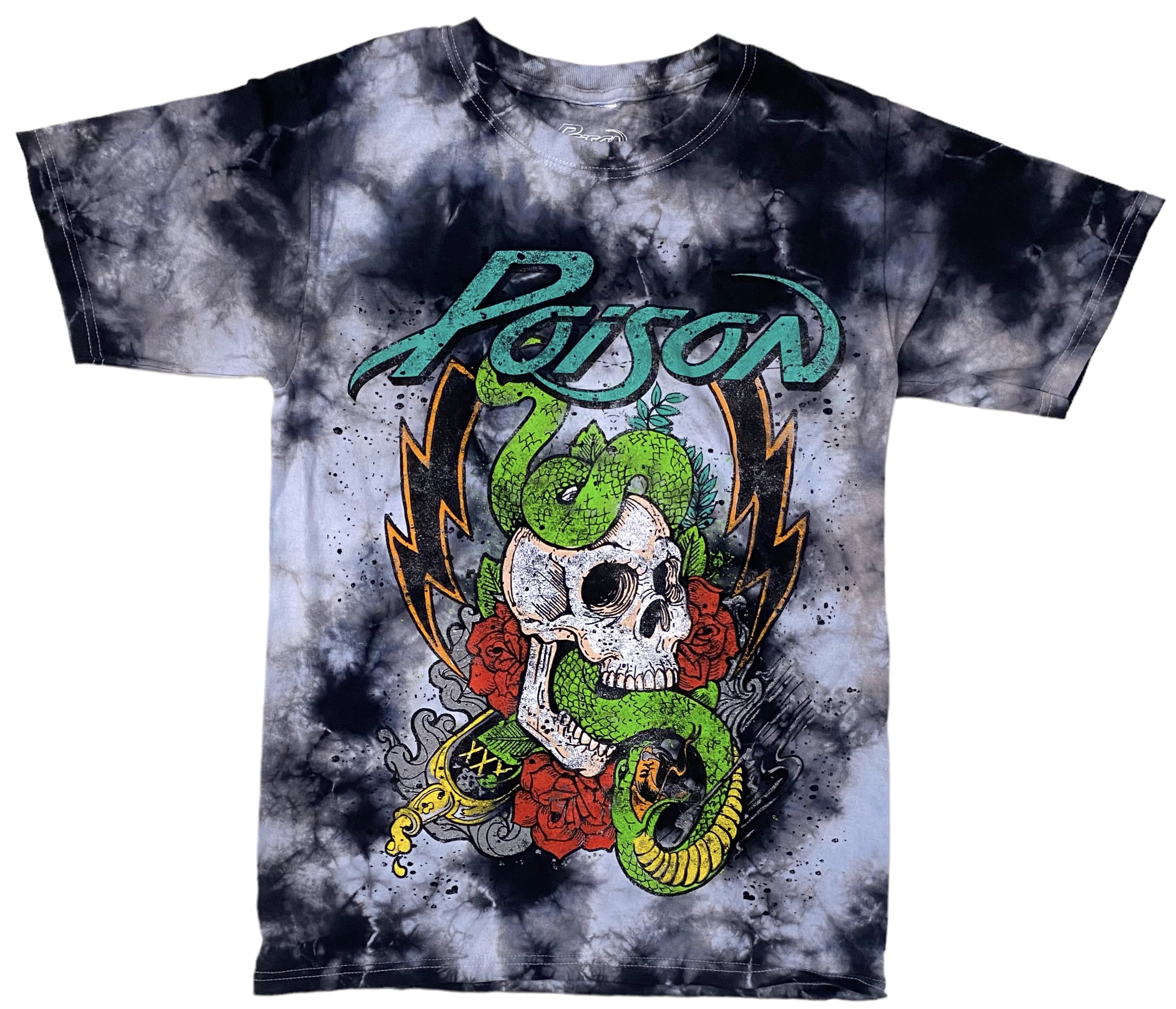 tie dye skull shirt