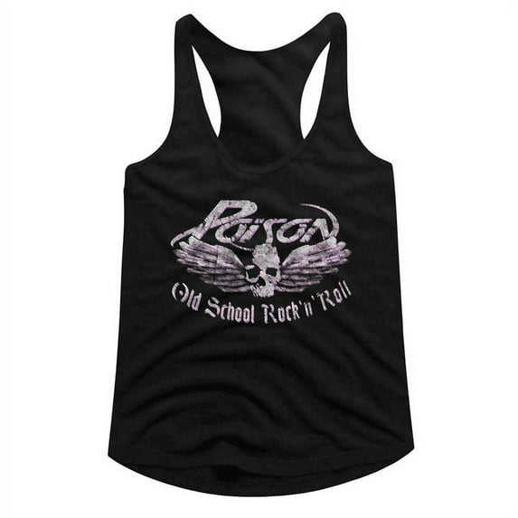 Poison Old School Rock 'N Roll Women's Racerback Tank Top