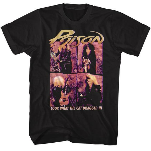 Poison 3Dcat Black Adult T-Shirt 2Xlt
