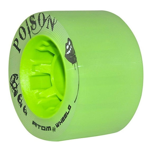 Poison Savant Skate Wheels for Perfect Speed and Control, 84A 59mm x 38mm, Pink, Blue, Purple, Black, Green, 4 or 8 Pack